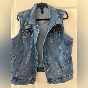 Toy Story Woody Denim Vest Disney Pixar Her Universe Vest